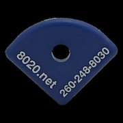 80/20 End Cap Blue W/Push-Ins 1012 2022BLU