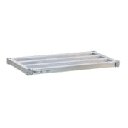 NEW AGE Shelf, Adjust, HD, 60"x20", Welded Aluminum, Depth: 20" 2060HD