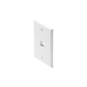 Steren Wall Plate White, Keystone, 1-Cavity 310-201WH