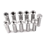 Hhip 1/8-3/4" By 16ths 11 Piece R8 Collet Set With Free T-Slot Cleaner 3900-0007
