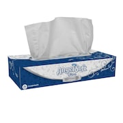 Georgia-Pacific Angel Soft Ultra Professional Series 2 Ply Facial Tissue, 125 Sheets, PK 10 4836014