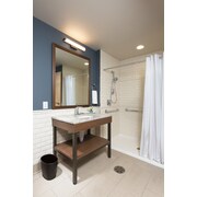 DELTA FAUCET U6500-BL ADA Grab Bar Shower Mount - Matte Black Hand Shower Holder For Accessibility