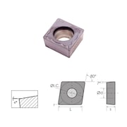 HHIP DCGX 32.52-LH Carbide Insert - Left Hand Cutting Tool For Aluminum & Metalworking