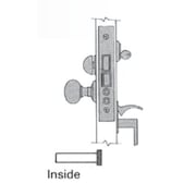 BALDWIN ESTATE Entry Handlesets Unlacquered Brass 6320.031.R1