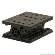 80/20 Blk 10S Long Double Unibearing Assembly 6736-BLACK