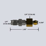 FITTINGS Female Compressn 1/4" - 1/4" Male Flare 7288