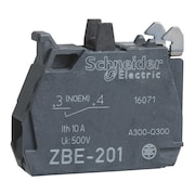 SCHNEIDER ELECTRIC Early Make No Contact Block ZBE201