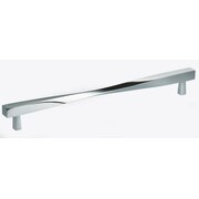 OMNIA Center to Center Modern Twisted Cabinet Pull Bright Chrome 10-3/4" 9009/273.26