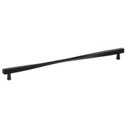 OMNIA Center to Center Modern Twisted Cabinet Pull Oil Rubbed Bronze 16-1/2" 9009/420.10B