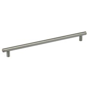 OMNIA Center to Center Thick Cabinet Bar Pull Satin Stainless Steel 12-5/8" 9465/320.32D