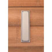 BRASS ACCENTS Academy Push Plate, 3-1/8x12" A06-P0240-619