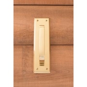 BRASS ACCENTS Quaker Pull Plate, 2-3/4x10" A07-P5401-605