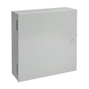 NVENT HOFFMAN Medium Hinged-Cover Pull Box, Type 1, 20.00x20.00x6.62, Gray, Steel A20N20ALP