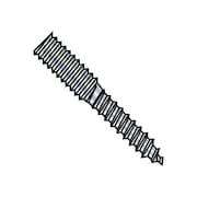 ZORO SELECT Hanger Bolt, #8-32 Thread to 2 in, Steel, Zinc Plated Finish, 5000 PK 0832BH