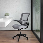 Flash Furniture Mid-Back Dark Gray Mesh Ergonomic Task Desk Chair BL-X-5M-DKGY-GG