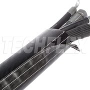 TECHFLEX Gator Wrap 4", Black Abrasion Sleeve DWG4.00BK