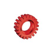 Dynabrade Red-Tred Eraser Wheel, 4" DiameterX1-1/4" Wide DYB92255