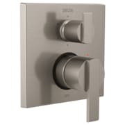 DELTA Angular Modern Monitor(R) 14 Series Valve Trim with 6-Setting Integrated Diverter T24967-SS