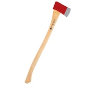LEATHERHEAD TOOLS Flat Axe Red Head, 6 w/36 in. Hickory H FAH-6R