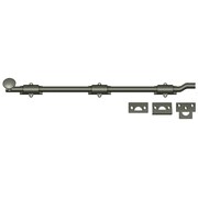 DELTANA Surface Bolt With Off-Set, Heavy Duty Antique Nickel 18" FPG1815A
