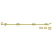 DELTANA Surface Bolt With Off-Set, Heavy Duty Bright Brass 42" FPG423