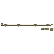 DELTANA Surface Bolt With Off-Set, Heavy Duty Antique Brass 42" FPG425