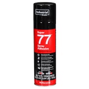 3M Spray Adhesive, Super 77 Series, Clear, 16.75 oz, Aerosol Can SUPER 77