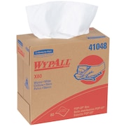 WYPALL WypALL® X80 Heavy-Duty Wipers Dispenser Box, 9.1" x 16.8", White, 80/Box, 5 Boxes/Case KW123