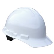 Radians Front Brim Hard Hat, Type 1, Class E, Pinlock (4-Point), White GHP4-WHITE
