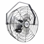 MAXX AIR Wall Mount Fan, Wall Fan 18" Non-Oscillating, 120 V, 1,350 / 1,400 / 1,450 CFM HVWM18UPS
