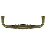 DELTANA Colonial Wire Pull, 4" Antique Brass K4474U5