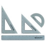 WESTCOTT Math Sets, 12"/30 cm Ruler Combo Set KT-3