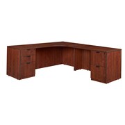 REGENCY Regency Legacy 71 x 71 in. Double Full Pedestal Right Corner Credenza- Cherry LLDCRFP712447CH