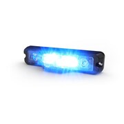 CODE 3 LED Warning Light, 3 in One, Blue/Amber M180SMC-BA