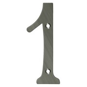 DELTANA Numbers, Solid Brass Antique Nickel 4" RN4-1U15A