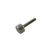 UNICORP Thumb Screw, M4 Thread Size, Round, Plain Stainless Steel MTHS3020-M07-F16-M4