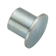 AMPG Barrel Nut, 3/8"-16, 1/2 in Brl Lg, 1/2 in Brl Dia, Steel Zinc Plated Z4524