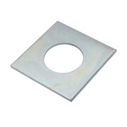 AMPG Square Washer, Fits Bolt Size 5/8 in Steel, Zinc Plated Finish Z8743-ZN