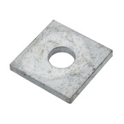 AMPG Square Washer, Fits Bolt Size M14 Steel, Galvanized Finish Z8914-G