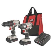 Porter-Cable 20V MAX* 1/2 in. Cordless Drill/Driver and 1/4 in. Impact Driver Combo Kit PCCK604L2