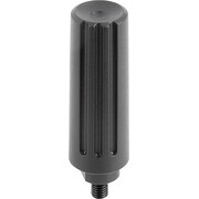 KIPP Cylinder Grip Revolving Size: 1, Form: A D= M04X6, L1=40, Thermoplastic, Comp: Steel K0263.104