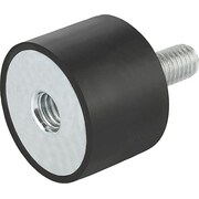 ZORO SELECT 2NPC3 Vibration Isolator,125 Lb Max,M10 x 1.50