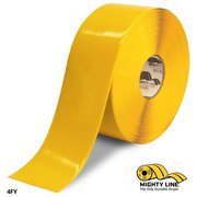 Mighty Line Freezr Floor Tape, Yellow, 4"x100 ft. Roll 4FY