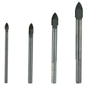 Mibro 4-Piece Industrial Carbide Glass and Tile Drill Bit Set 456831