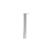 RICHELIEU HARDWARE Adjustable Square Leg, 34 1/4 in (870 mm), Stainless Steel 644870170