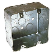 Raco Electrical Box, 30.3 cu in, Handy Box, 2 Gangs, Galvanized Steel 683
