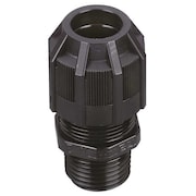 ABB INSTALLATION PRODUCTS Liquid Tight Connector, 3/4 in., Nylon, Blk 2930NM