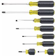 Klein Tools Screwdriver Set, General Purpose, Multi-Application, Ergonomic Grip, Black/Yellow, 8-Piece 85078