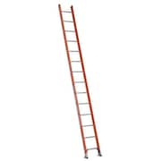 WERNER 14 ft. Straight Ladder, Fiberglass, 14 Steps D6214-1