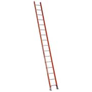 WERNER Straight Ladder, Fiberglass, 300 lb Load Capacity D6216-1